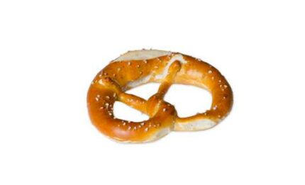 Laugenbreze mit Salzbestreuung